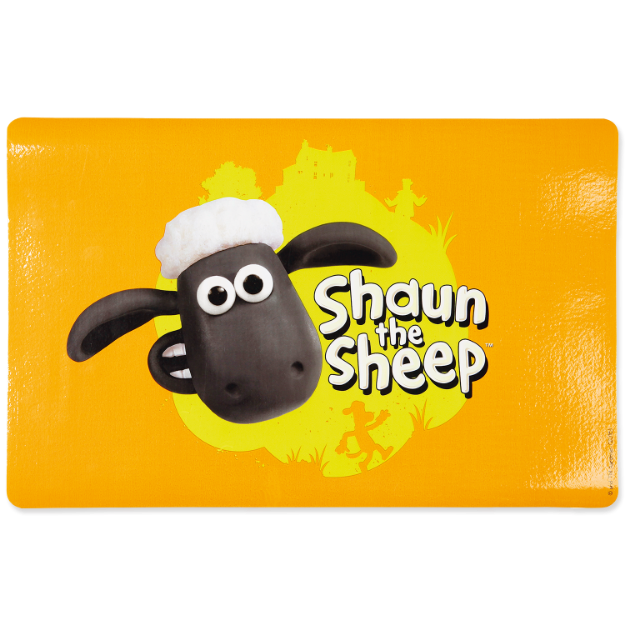 Picture of Podložka pod misky TRIXIE Shaun the Sheep oranžová 44 x 28 cm 